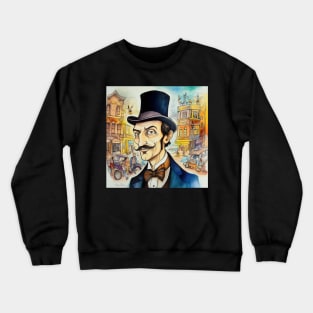 Arsene Lupin drawing Crewneck Sweatshirt